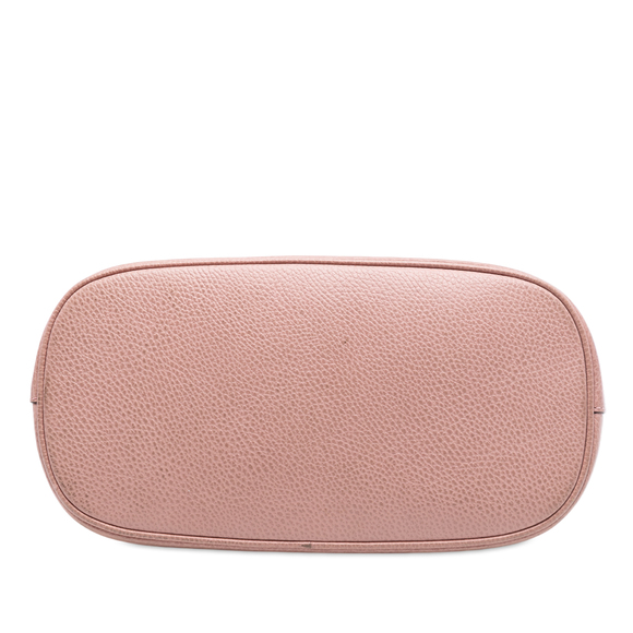 Pre-Loved Gucci Small Dollar Calfskin GG Charm Dome Satchel - Picture 3 of 8